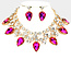 Truly Extravagant Necklace Set - Purple Iridescent
