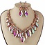 Your Highness Necklace Set - Rose Gold Iridescent
