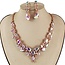 Fool For Jewels Necklace Set - Rose Gold Iridescent