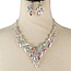 Jewel Essence Necklace Set - Silver Iridescent