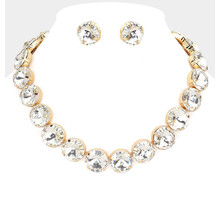 Playing Sides Necklace Set - Gold