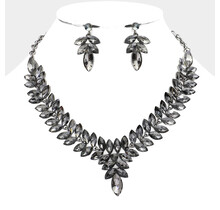Living For Me Necklace Set - Pewter