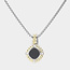 Boss Move 14K Gold Dipped Necklace - Black