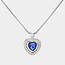 Give You My Heart 14KT Gold Dipped Necklace - Royal Blue