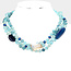 Pebble Beach Necklace Set - Blue