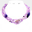 Pebble Beach Necklace Set - Purple