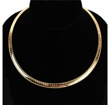 Double Dare Omega Necklace - Gold