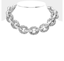 Urban Link Necklace - Silver