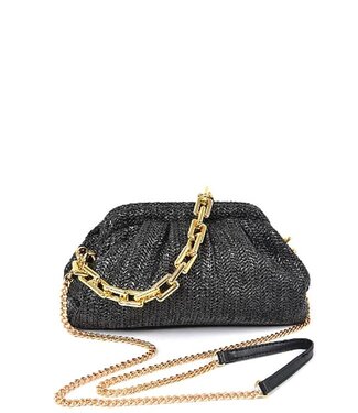 Cabana Nights Clutch - Black