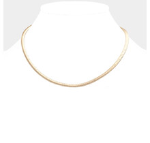 I Dare You Omega Necklace - Gold