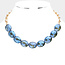 So Oval You Necklace - Teal