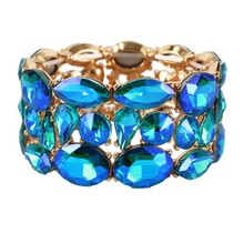 Made To Shine Bracelet - Blue Iridescent