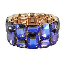 New Goals Jewel Bracelet - Royal Blue Iridescent