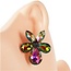 Blossoming Dreams Crystal Studs - Green Iridescent
