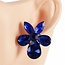 Blossoming Dreams Crystal Studs - Sapphire