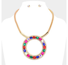 Winner's Circle Necklace Set - Multi