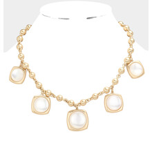 Soft Spot Necklace - White