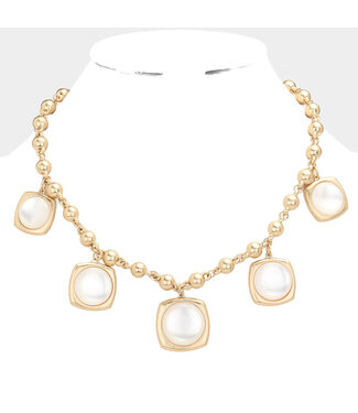 Soft Spot Necklace - White