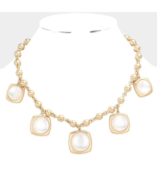 Soft Spot Necklace - White