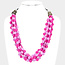 Touch Of Spice Beaded Necklace - Pink