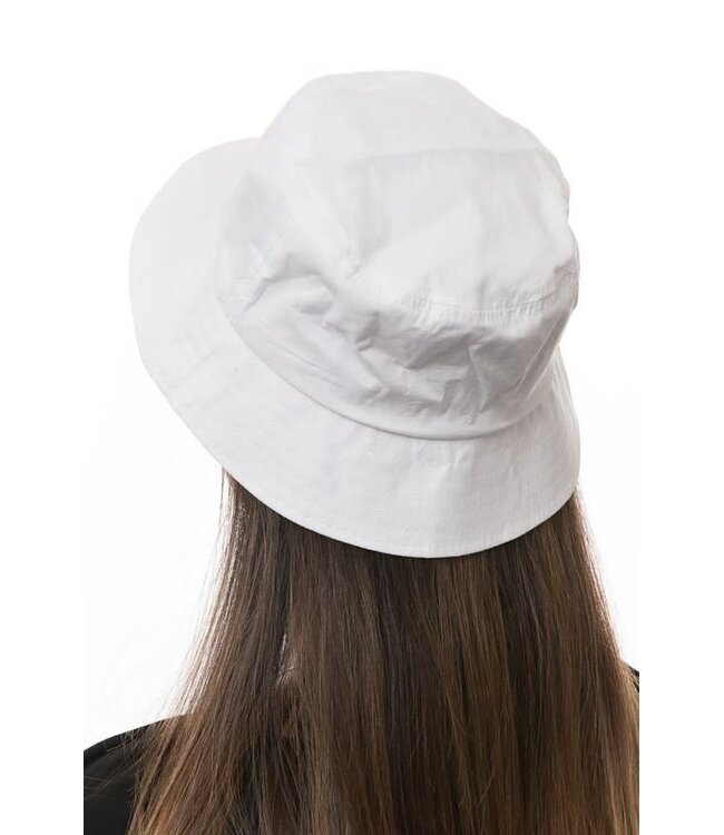 White Bucket Hat