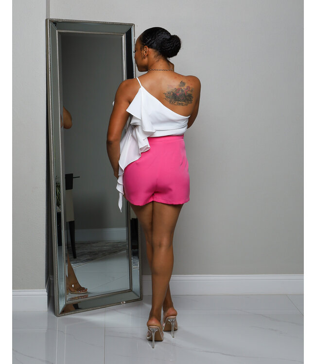 Call It Even One Shoulder Romper