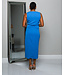 Waiting For You Midi Dress BLUE