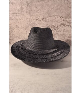 Welcome To Telum Panama Hat - Black