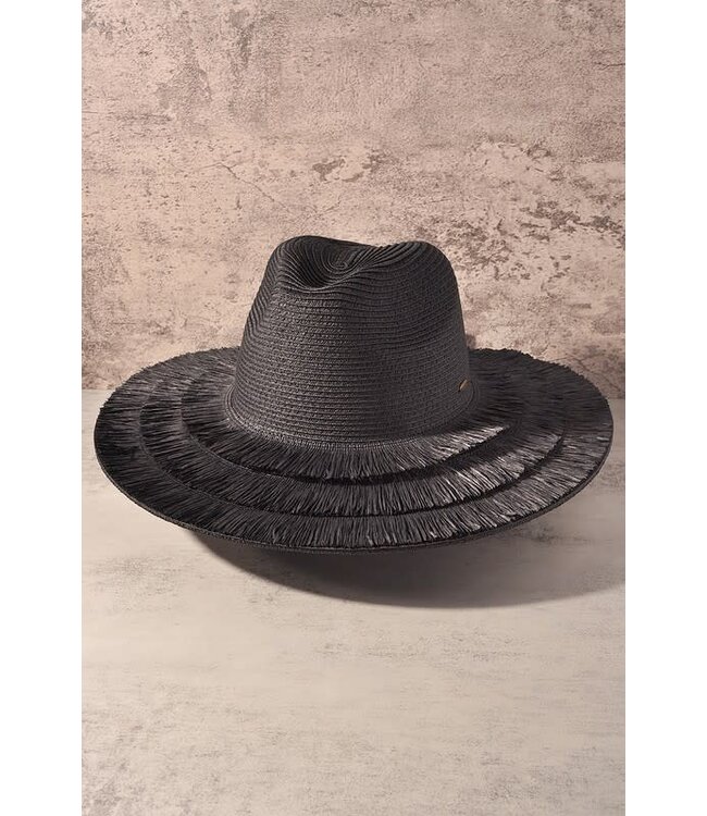 Welcome To Telum Panama Hat - Black