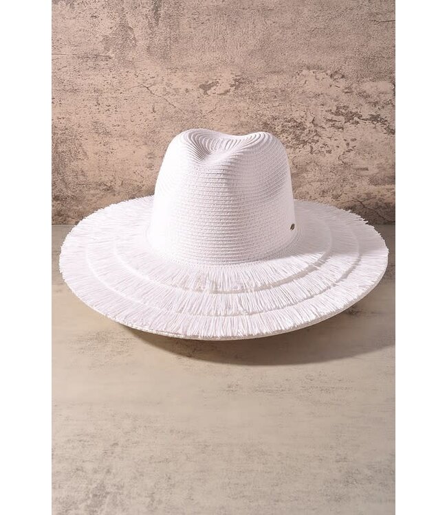 Welcome To Telum Panama Hat - White
