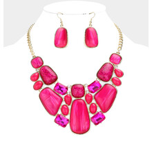My Color Way Necklace Set - Pink