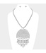 Go Astray Necklace Set - Silver