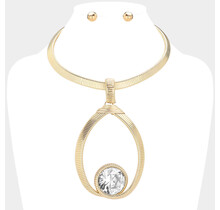 Inner Goddess Necklace Set - Gold