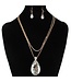 Show Off Teardrop Necklace - Gold