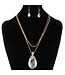 Show Off Teardrop Necklace - Gold