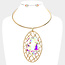 Shining In My Soul Necklace Set - Gold Iridescent