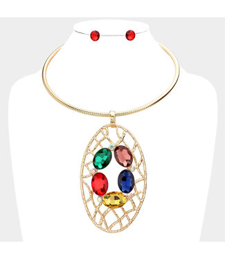 Shining In My Soul Necklace Set - Multi