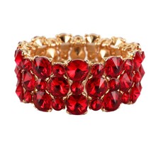 Show Off Jewel Bracelet - Red