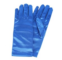 Satin Gloves - ROYAL BLUE