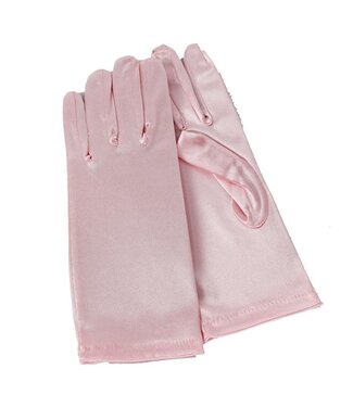 Satin Gloves - LIGHT PINK