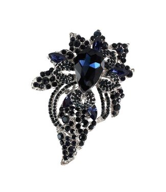 Royal Statements Brooch - NAVY