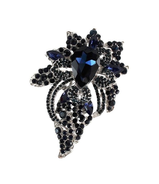 Royal Statements Brooch - NAVY