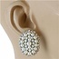Burst Of Pearls Earrings - WHITE