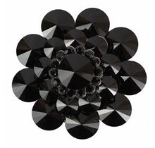 Bursting Bloom Brooch -  BLACK