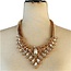 So Dashing Jewel Necklace Set - GOLD
