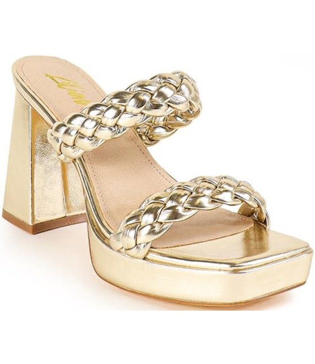 Most Necessary Block Heels - GOLD