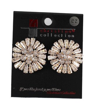 So Into You Cubic Zirconia Earrings - GOLD