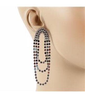 Come With Me Dancing Earrings - SILVER