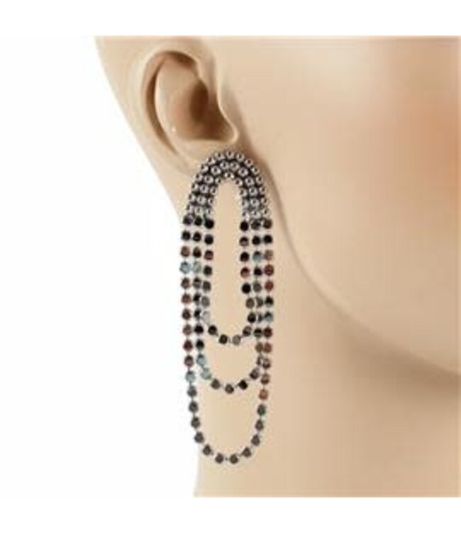 Come With Me Dancing Earrings - SILVER