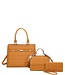 Meant For You 3PC  Handbag Set - MUSTARD
